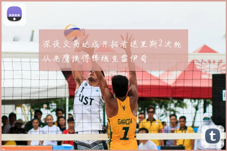 深夜交易达成开拓者送里斯2次轮 从老鹰换得锋线克雷伊奇